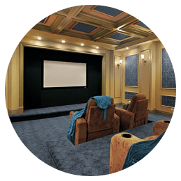 Well Lit Home Theater