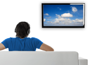 Watching TV